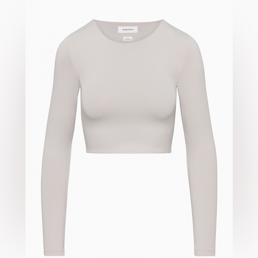 Babaton Contour Crew Cropped Longsleeve